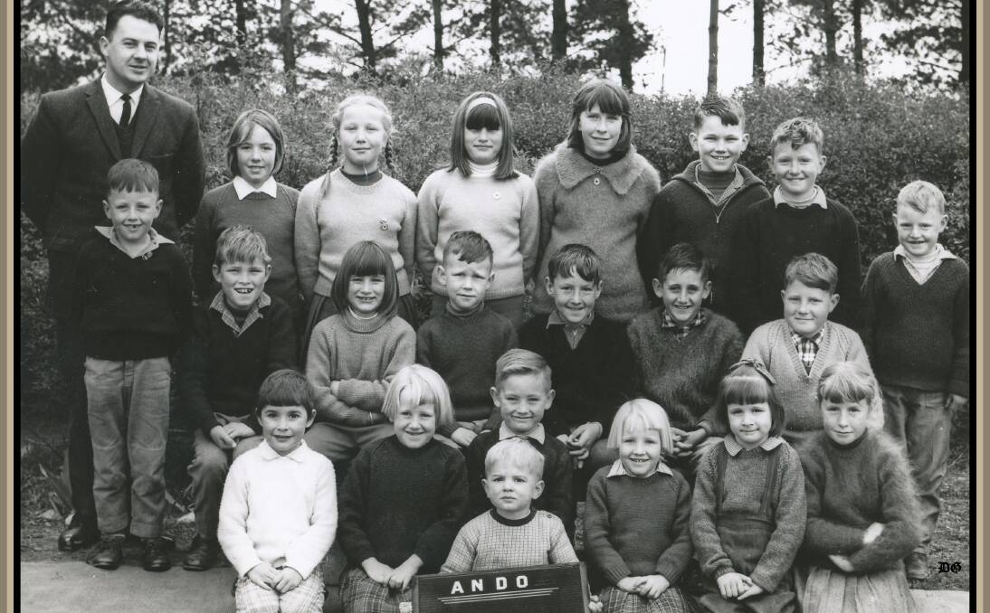 Golden Oldie: Ando Public School in 1966. Do you recognise anyone pictured, many of whom are still in the area today?