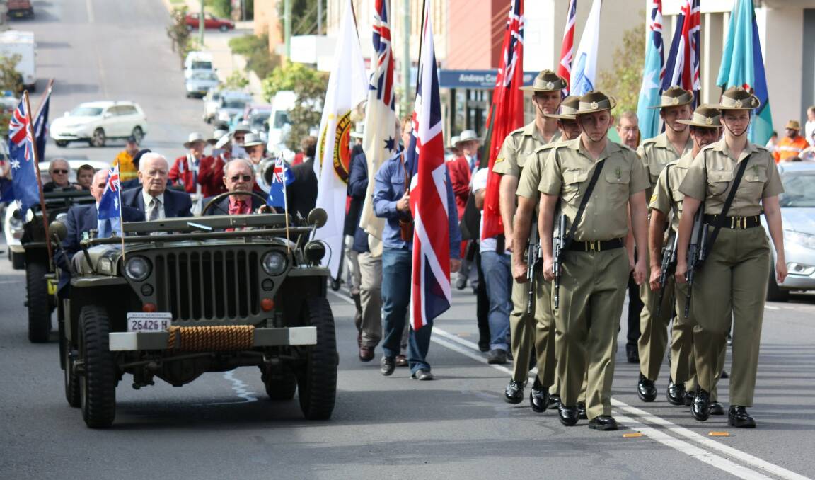 MARCH ON: Bega's Anzac Day march will continue as normal despite talk of increased security measures and costs being imposed on some Sydney events.