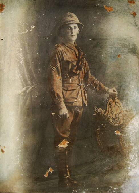 UNKNOWN SOLDIER: It would be great to get a name for this great old war portrait of an unknown soldier.