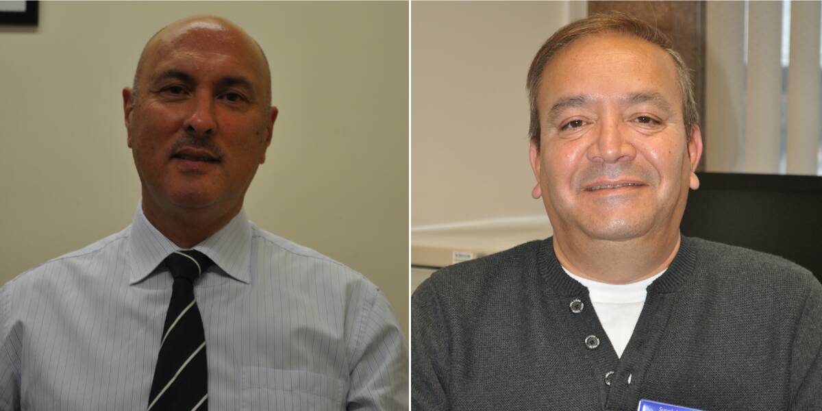 NEW: Corporate and Community Services director Peter Cannizzaro and Operations and Infrastructure director Suneil Adhikari.