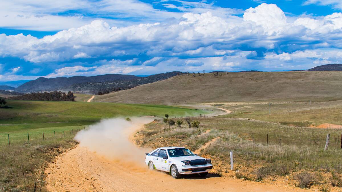 Andy Pierce and Tony Bottrall have signed up for the Monaro Stages Rally with their Nizzan Gazelle. Picture: Wishart Media