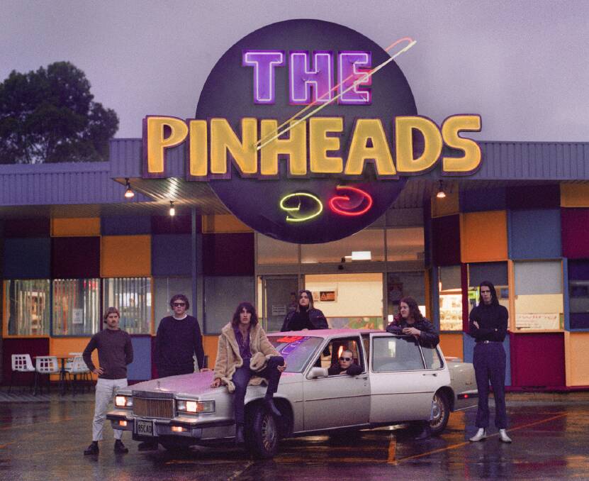The Pinheads self-titled debut album cover (Look familiar? It's an Illawarra bowling alley).