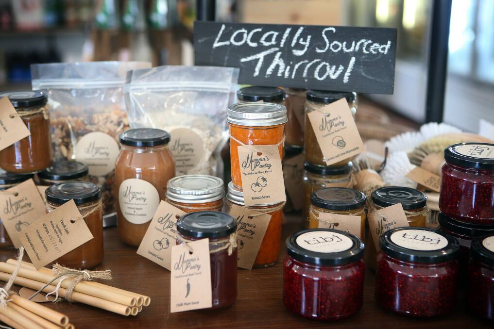 HOMEGROWN: Earth Walker stocks everything from locally produced pasta, jams, soaps, flowers and more.