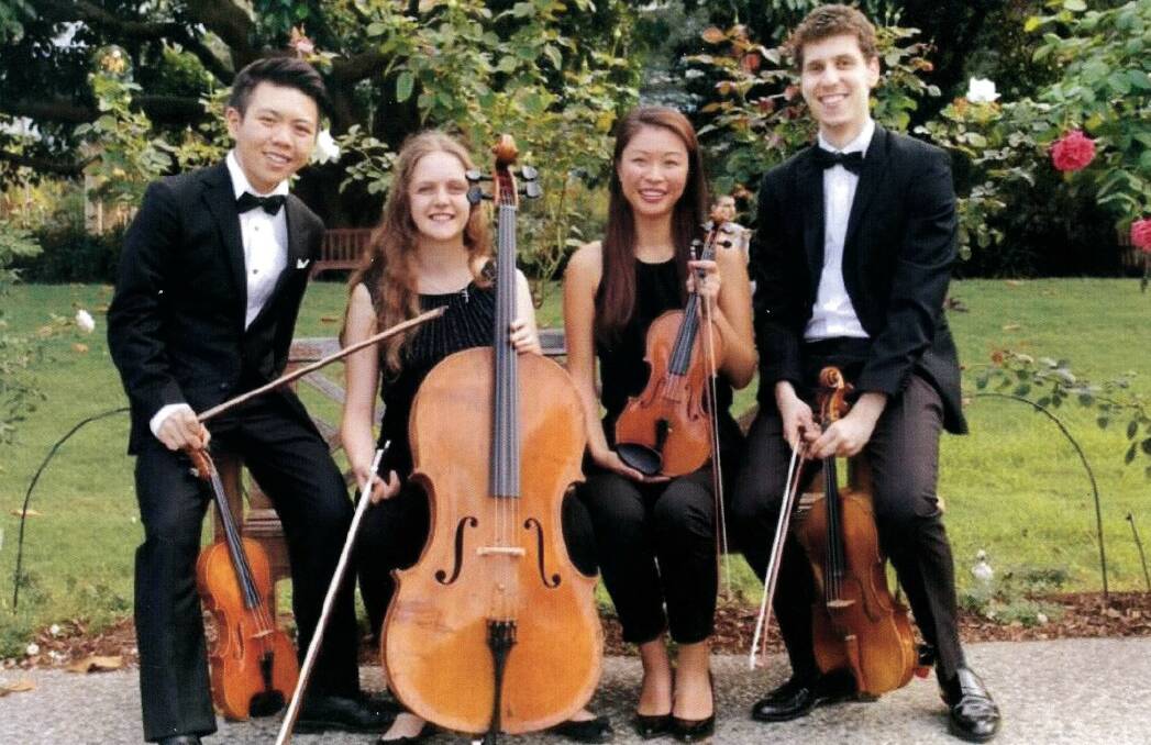 QUARTET: The Wentworth Quartet Alexander Chiu, Emma Raynerweill, Maxine Poon and Joseph Cohen will be led by David Miller.