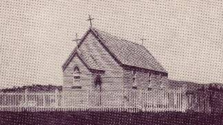 The original St Joseph’s Catholic Church Delegate, 1877.