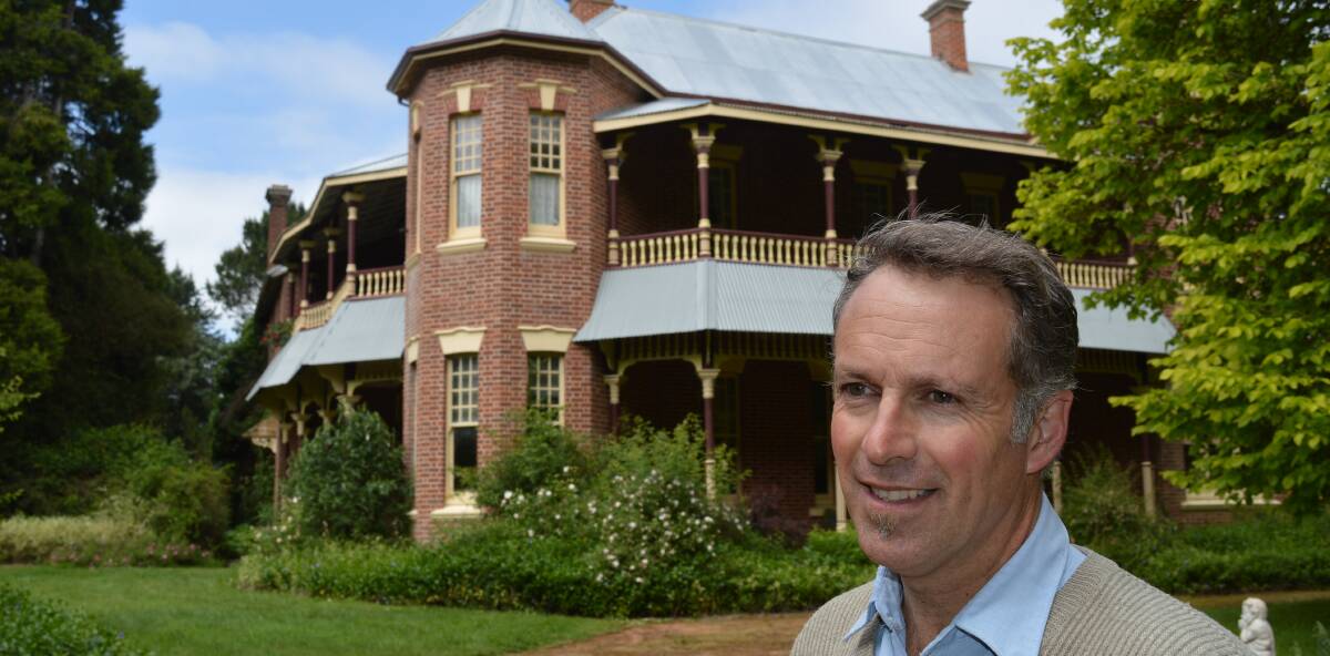 UNREAL ESTATE: Custodian of the historic Burnima Homestead, Steve Ricketts says Burnima is a rare example of a Victorian period homestead.