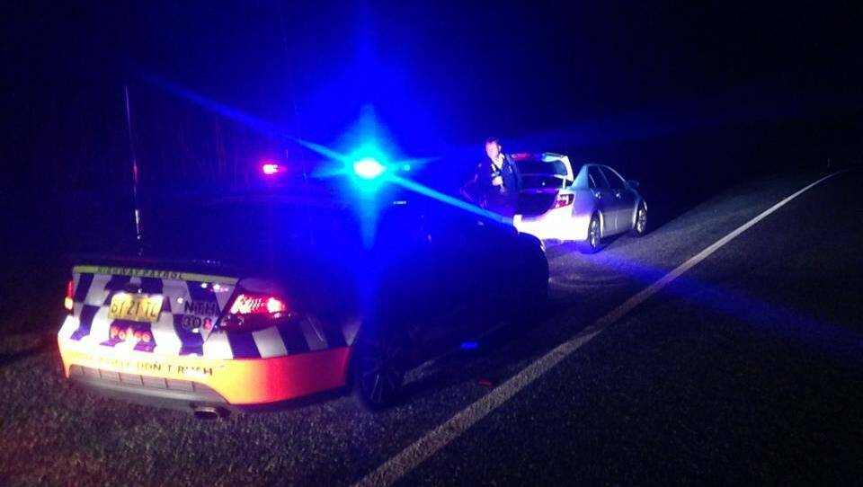 POLICE PURSUIT: Police were involved in the pursuit of a car that was seen spotlighting on New Line Road near the Monaro Highway on Saturday night. File image