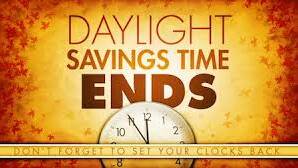 Daylight Saving ends