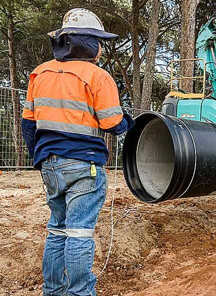 WATER WORKS: Water main replacement continues in Berridale.