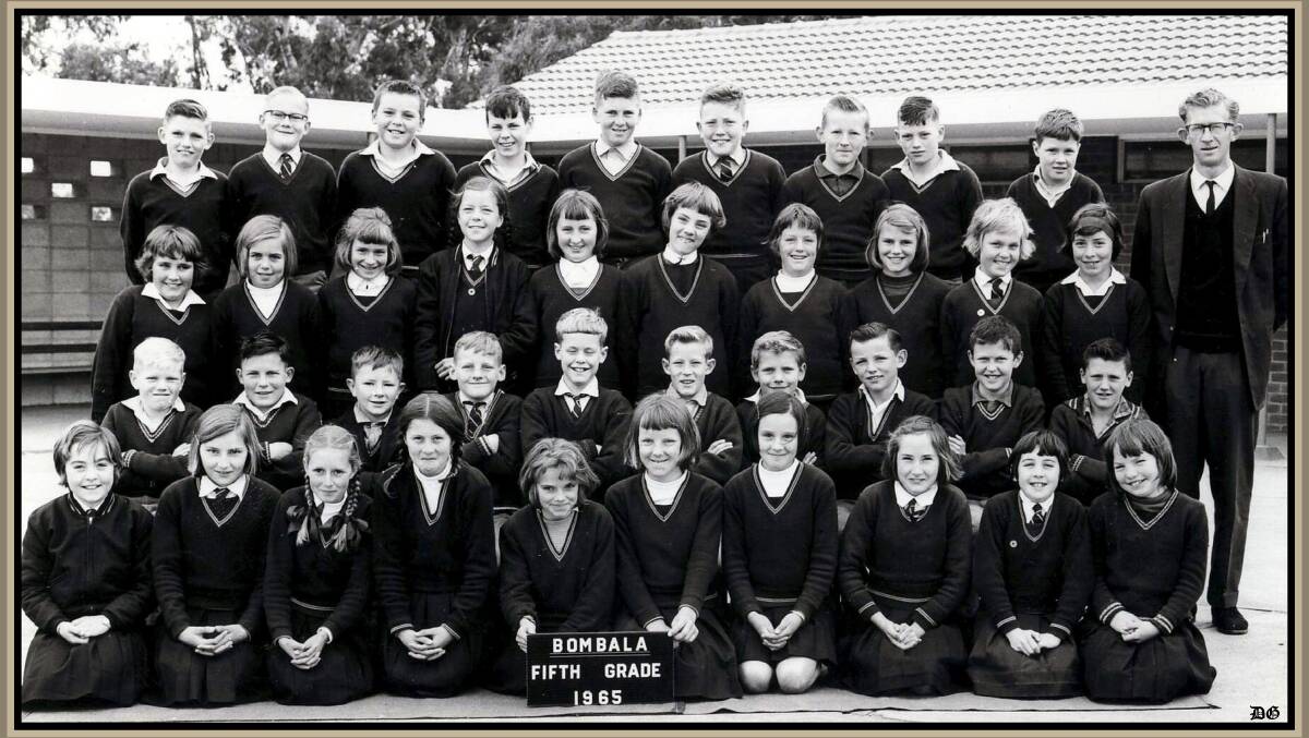 GOLDEN OLDIE: This week's Golden Oldie is of the Bombala Grade five students taken back in 1965.  Does anyone recognise any of the people in the photo? If you recognise anyone, please let us know.
