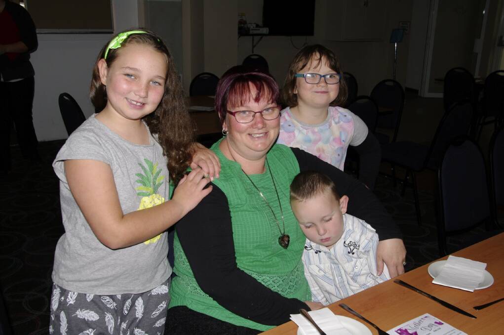 The Kidman family, Mistin, Lorelli, Brynn and Calli went out for a meal on Mother's Day at the Bombala RSL Club.