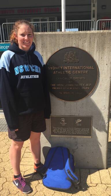 TOP ATHLETE: Bombala High School student, Keiarna Rodwell came 14th in the 17+ discus throw at the NSW CHS Athletics Carnival in Sydney recently.