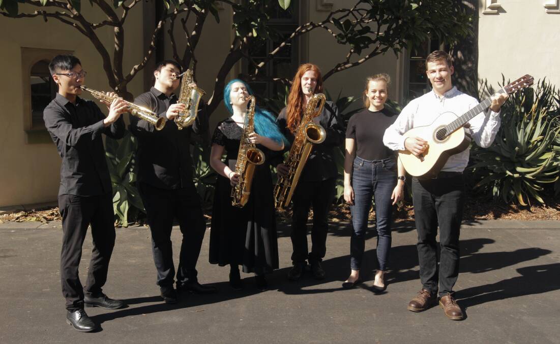 CONSERVATORIUM ARTISTS: Chung Him Chu, Xiao Han, Jasmine-Jade Mills, Travers Keirle, Jane Anderson and George Wills will be playing in the Bombala High School hall on Thursday, June 29.