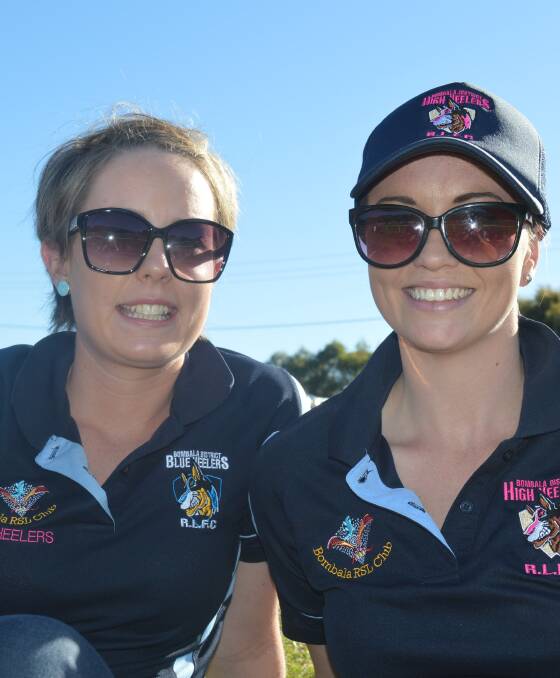 Abbey Ingram and Georgie Clarke were at Narooma on Sunday watching the Bombala Blue Heelers senior teams play the Narooma Devils.