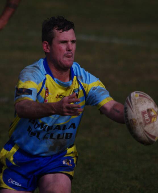 RUGBY LEAGUE: Bombala Blue Heeler reserve grade player Mick Sullivan was one of the stand out players in Sunday's game against the Moruya Sharks.