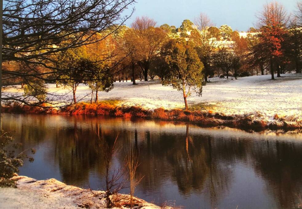 Photographer Sally-Ann Thompson took this photo of the beginning of winter which was one of the winning photos in the BiCentennial Park 30 year anniversary.