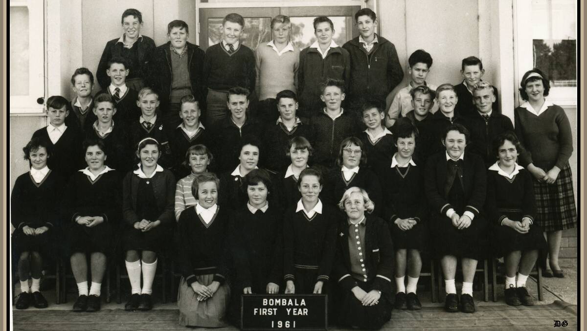 GOLDEN OLDIE: First year at Bombala High School in 1961.  Do you recognise any of these faces? If you do you can contact the Bombala Times on 6458 3666 or contact Dave at the Bombala Newsagency.