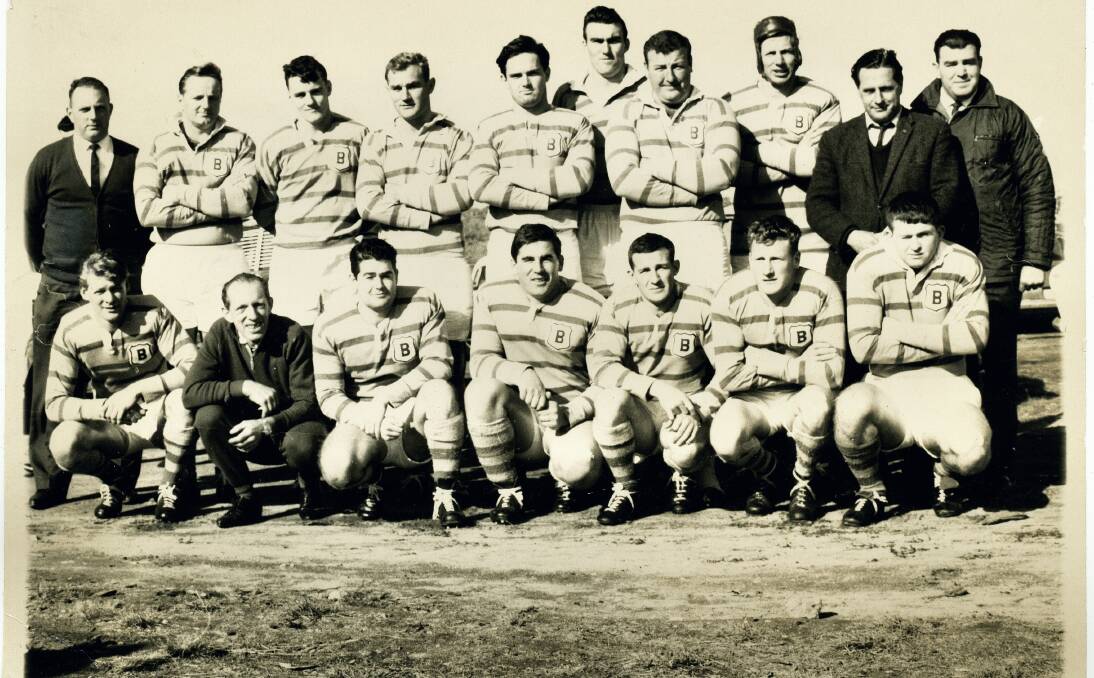 GOLDEN OLDIE: Do you recognise any of these first grade Bombala football players? The photo was taken during the 1960s. If you have any information about who is pictured we would love to hear from you.