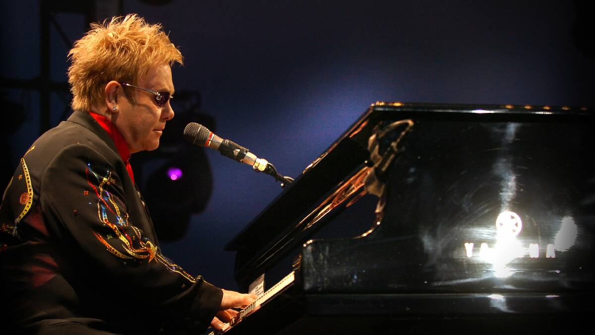 FLASHBACK: Sir Elton John in concert in Canberra in 2012. Picture: Karleen Minney.