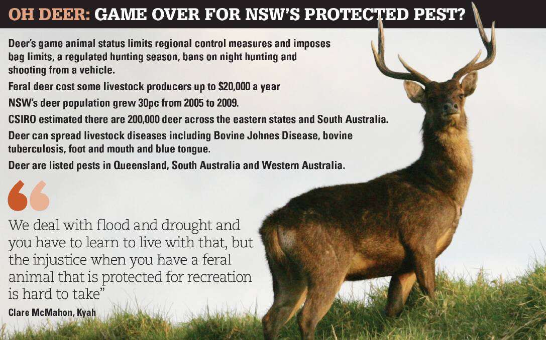 Deer pest declaration no game