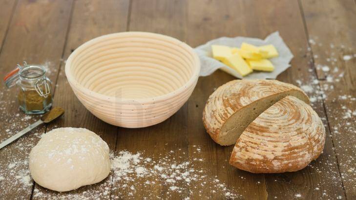 Banneton bread proving basket from Essential Ingredients. Photo: Supplied
