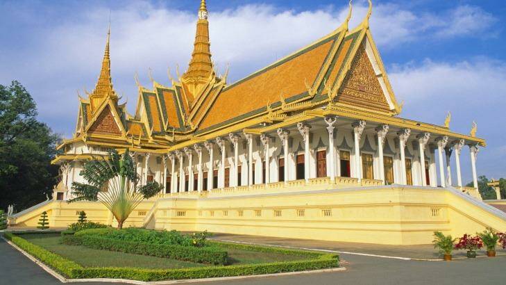 The Royal Palace of Phnom Penh, Cambodia, is a whole complex of buildings. Photo: iStock