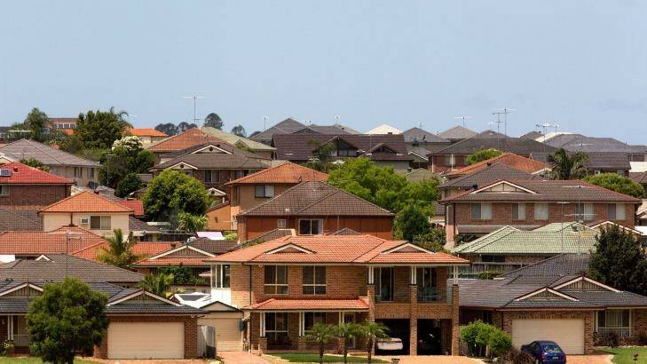 In demand: New housing estates and construction in western Sydney Photo: Michele Mossop