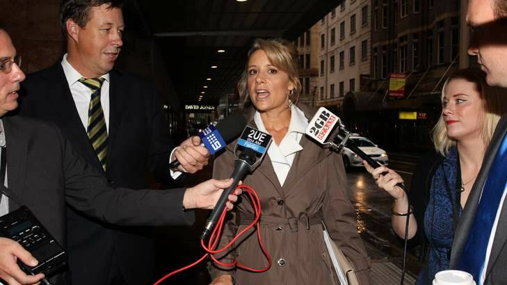Witness Kristina Keneally, the former Premier of NSW, arrives at ICAC on Thursday. Photo: Edwina Pickles