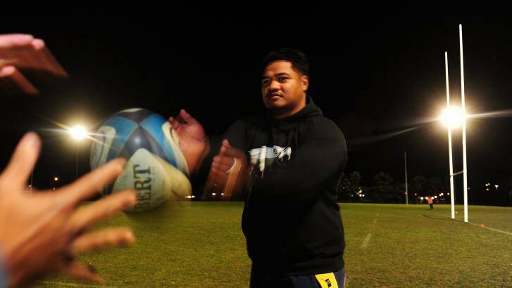 Former Brumby Ita Vaea will make his rugby comeback on Saturday after overcoming a heart condition.  Photo: Melissa Adams