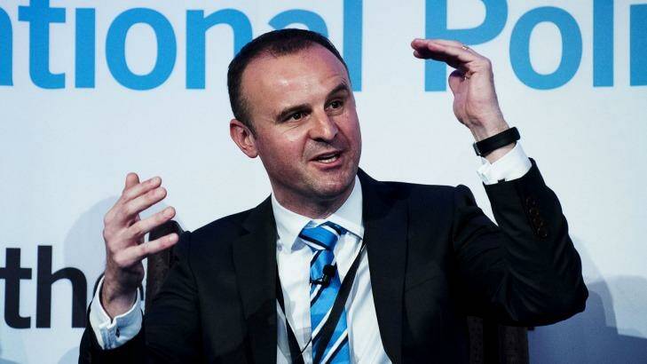 ACT Chief Minister Andrew Barr is eager to do business in Silicon Valley. Photo: Chris Pearce