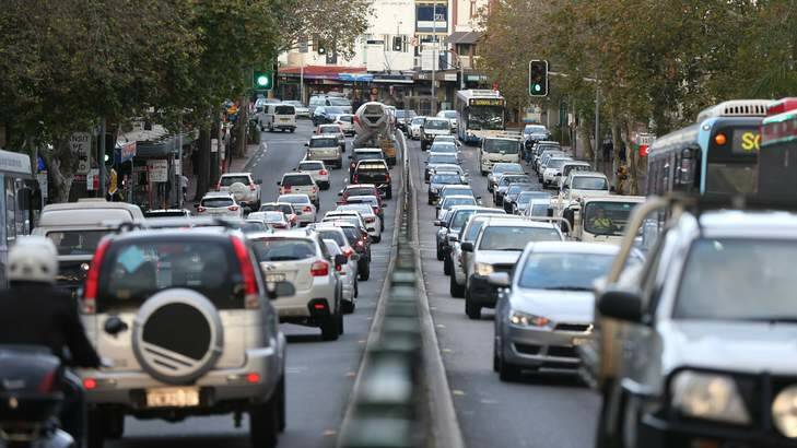 The state government has proposed a tunnel under Military Road to ease congestion. Photo: Anthony Johnson