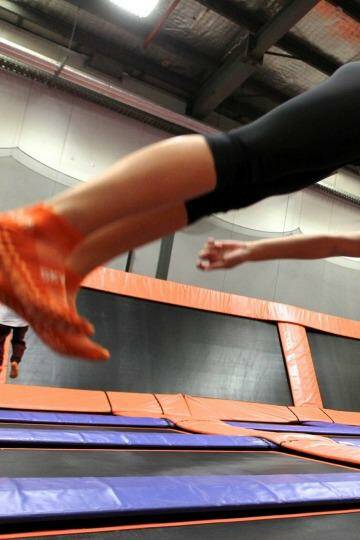 Trampoline parks, such as Sky Zone in Alexandria, have surged in popularity in recent years. Photo: Janie Barrett