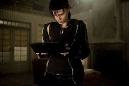 Rooney Mara as Liseth Salander in the US movie of The Girl with the Dragon Tattoon Photo: Merrick Morton