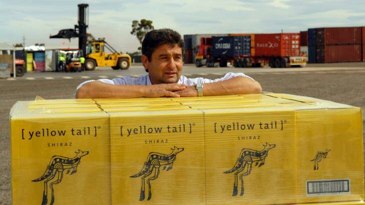 John Casella is exporting millions of cases of his family company's Yellow Tail wine label to the US every year. Now American consumers are lapping up its sangria.