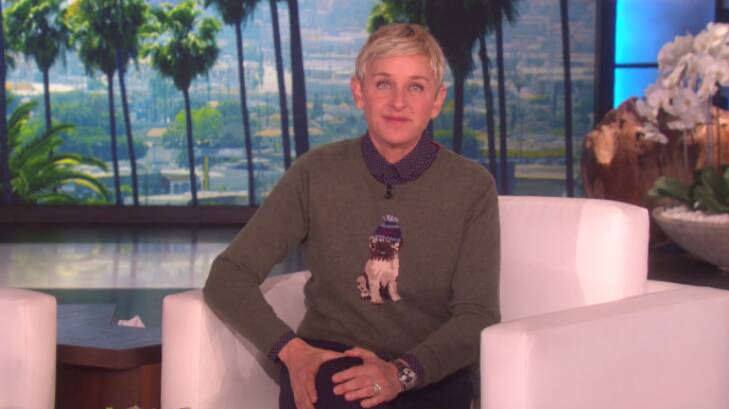 Ellen DeGeneres has farewelled the Obamas. Photo: YouTube