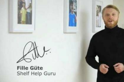 Shelf-help guru Fille Gute. Photo: Ikea