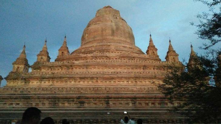 A temple without a spire in Bagan, Myanmar. Photo: Soe Thura Lwin via AP