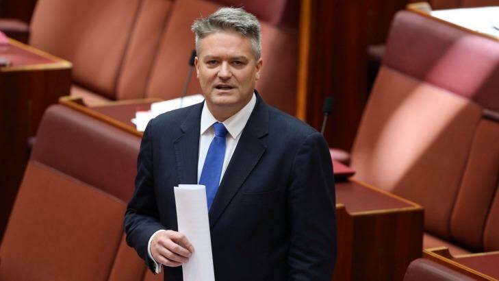 Bill queried: Finance Minister Mathias Cormann. Photo: Andrew Meares