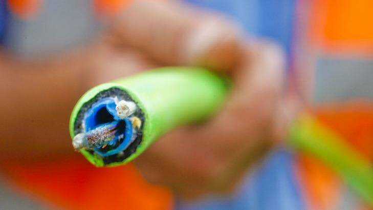 About four million premises, around 30 per cent, are expected to be connected to NBN Co's network through fibre-to-the-node [FTTN], which uses their existing copper telephone wire for several hundred metres.   Photo: Glenn Hunt