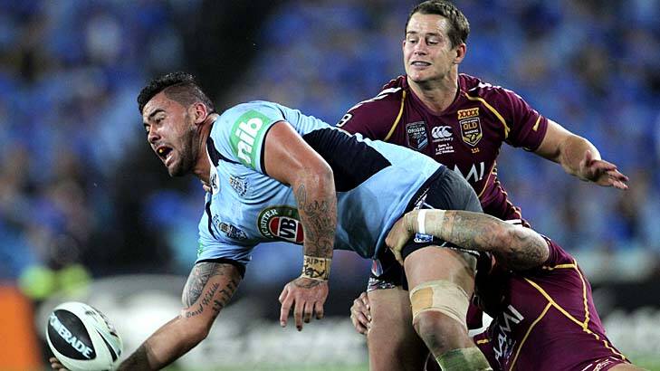 Andrew Fifita has had his dramas off the field but is a must for the Blues’ bench. Photo: John Veage