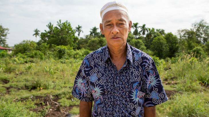 Haji Muhammad Yunus, the head of Sering is angry his village missed a financial reward. Photo: Rodrigo Ordonez
