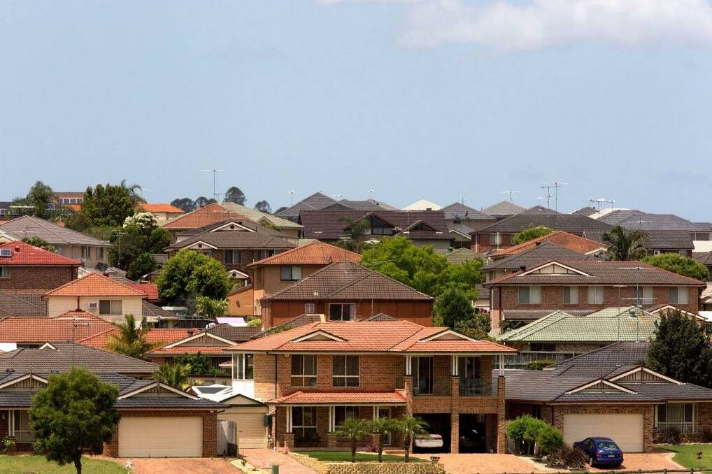 In demand: New housing estates and construction in western Sydney Photo: Michele Mossop