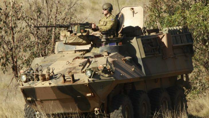 Malcolm Turnbull is expected to announce today that the Australian army's ASLAVs are to be replaced.  Photo: Paul Rovere