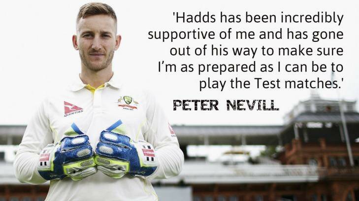 Thankful: Peter Nevill. Photo: Getty Images 