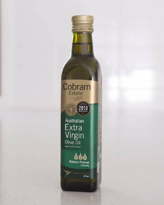 Pantry staple: Cobram Estate Australian extra virgin olive oil. Photo: Harrison Saragossi