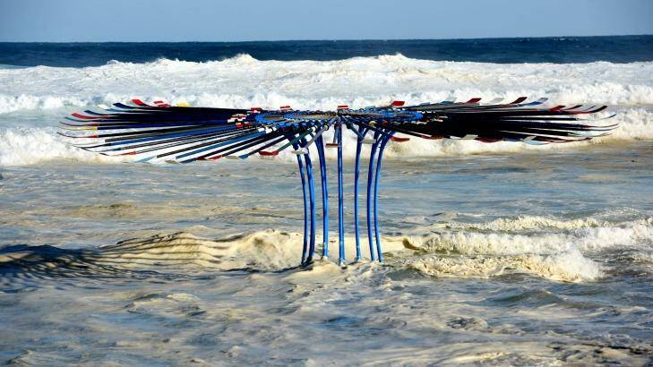 King tide hits Tamarama Beach. Photo: Steven Siewert