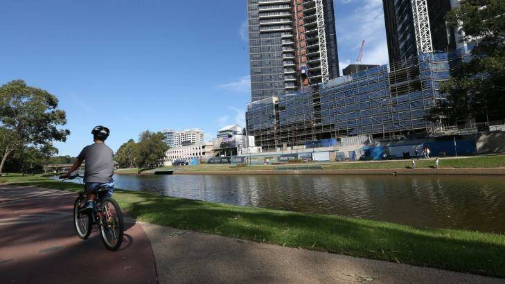 The proposed site of the Powerhouse Museum in Parramatta has several drawbacks, architect Joe Agius has told a parliamentary inquiry. Photo: Louise Kennerley
