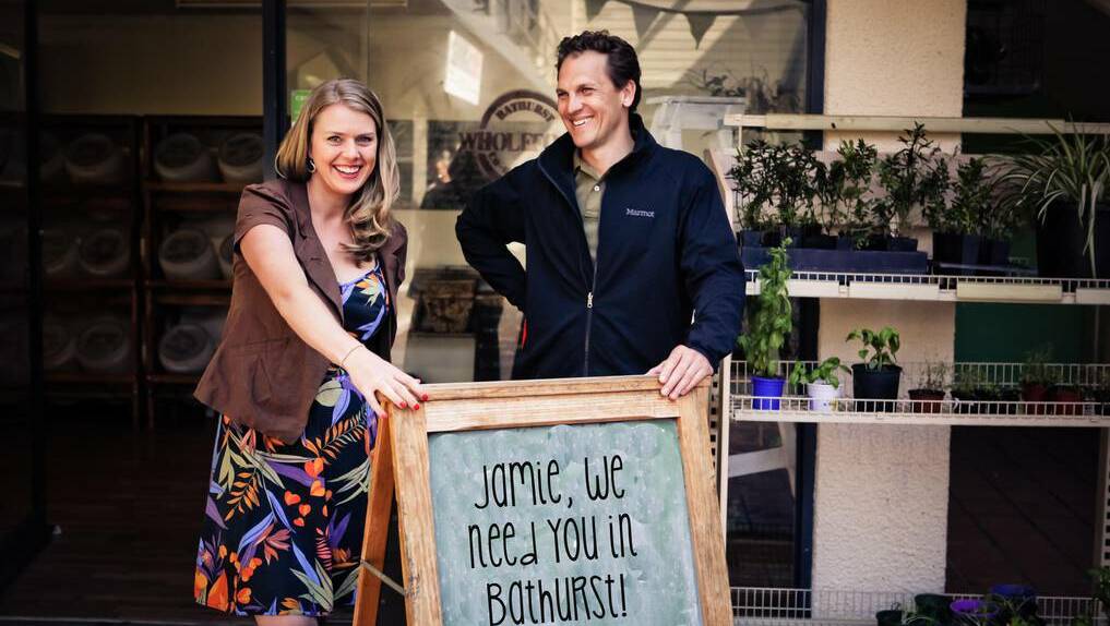 Leah Moulden and Bathurst councillor Jess Jennings are pushing to get Jamie Oliver’s Ministry of Food pop-up kitchen in Bathurst.