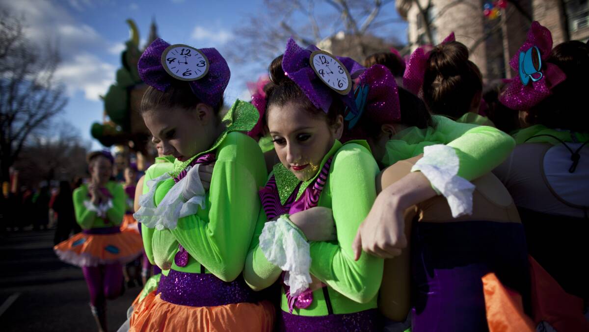 Scenes from the annual Macy's Thanksgiving Day Parade on November 28, 2013 in New York City. Photo: GETTY IMAGES
