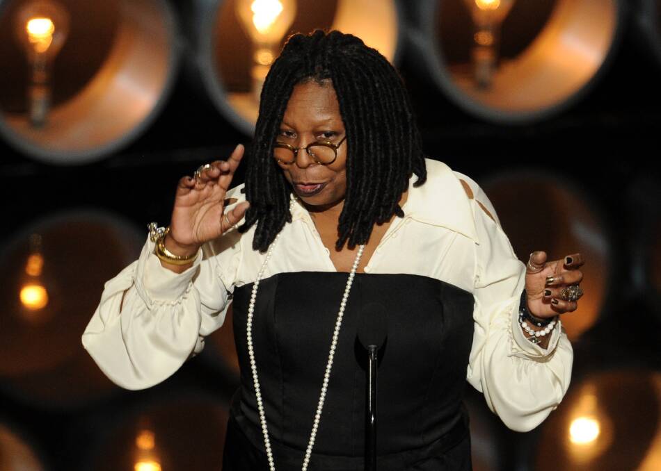 TV personality/actress Whoopi Goldberg speaks onstage during the Oscars at the Dolby Theatre on March 2, 2014 in Hollywood Photo: GETTY IMAGES